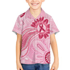 First Nation Aboriginal Dot Arts Hawaiian Shirt Think Pink - Aussie Hoodie