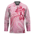 First Nation Aboriginal Dot Arts Hockey Jersey Think Pink - Aussie Hoodie