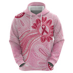 First Nation Aboriginal Dot Arts Hoodie Think Pink - Aussie Hoodie