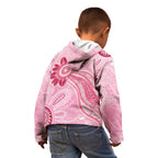 First Nation Aboriginal Dot Arts Kid Hoodie Think Pink - Aussie Hoodie
