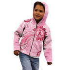 First Nation Aboriginal Dot Arts Kid Hoodie Think Pink - Aussie Hoodie