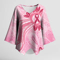 First Nation Aboriginal Dot Arts Kimono Sleeve Blouse Think Pink - Aussie Hoodie