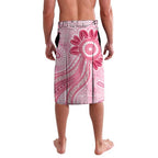 First Nation Aboriginal Dot Arts Lavalava Think Pink - Aussie Hoodie