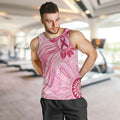 First Nation Aboriginal Dot Arts Men Tank Top Think Pink - Aussie Hoodie