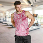 First Nation Aboriginal Dot Arts Men Tank Top Think Pink - Aussie Hoodie