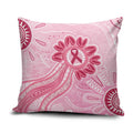 First Nation Aboriginal Dot Arts Pillow Cover Think Pink - Aussie Hoodie