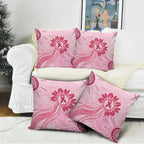 First Nation Aboriginal Dot Arts Pillow Cover Think Pink - Aussie Hoodie