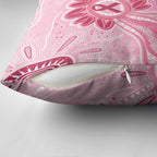 First Nation Aboriginal Dot Arts Pillow Cover Think Pink - Aussie Hoodie