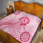 First Nation Aboriginal Dot Arts Quilt Think Pink - Aussie Hoodie