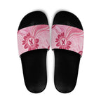 First Nation Aboriginal Dot Arts Slide Sandals Think Pink - Aussie Hoodie