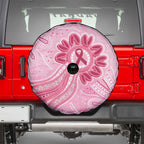 First Nation Aboriginal Dot Arts Spare Tire Cover Think Pink - Aussie Hoodie