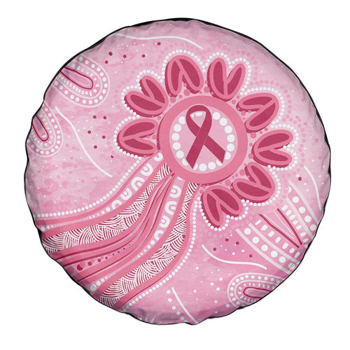 First Nation Aboriginal Dot Arts Spare Tire Cover Think Pink - Aussie Hoodie
