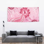 First Nation Aboriginal Dot Arts Tapestry Think Pink - Aussie Hoodie