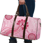 First Nation Aboriginal Dot Arts Travel Bag Think Pink - Aussie Hoodie
