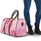 First Nation Aboriginal Dot Arts Travel Bag Think Pink - Aussie Hoodie