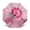 First Nation Aboriginal Dot Arts Umbrella Think Pink - Aussie Hoodie