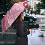 First Nation Aboriginal Dot Arts Umbrella Think Pink - Aussie Hoodie