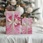 First Nation Aboriginal Dot Arts Wrapping Paper Think Pink
