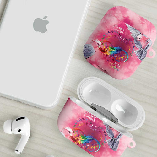 Australia Fight Cancer In All Colors AirPods Case Galah Pink Tie Dye - Aussie Hoodie