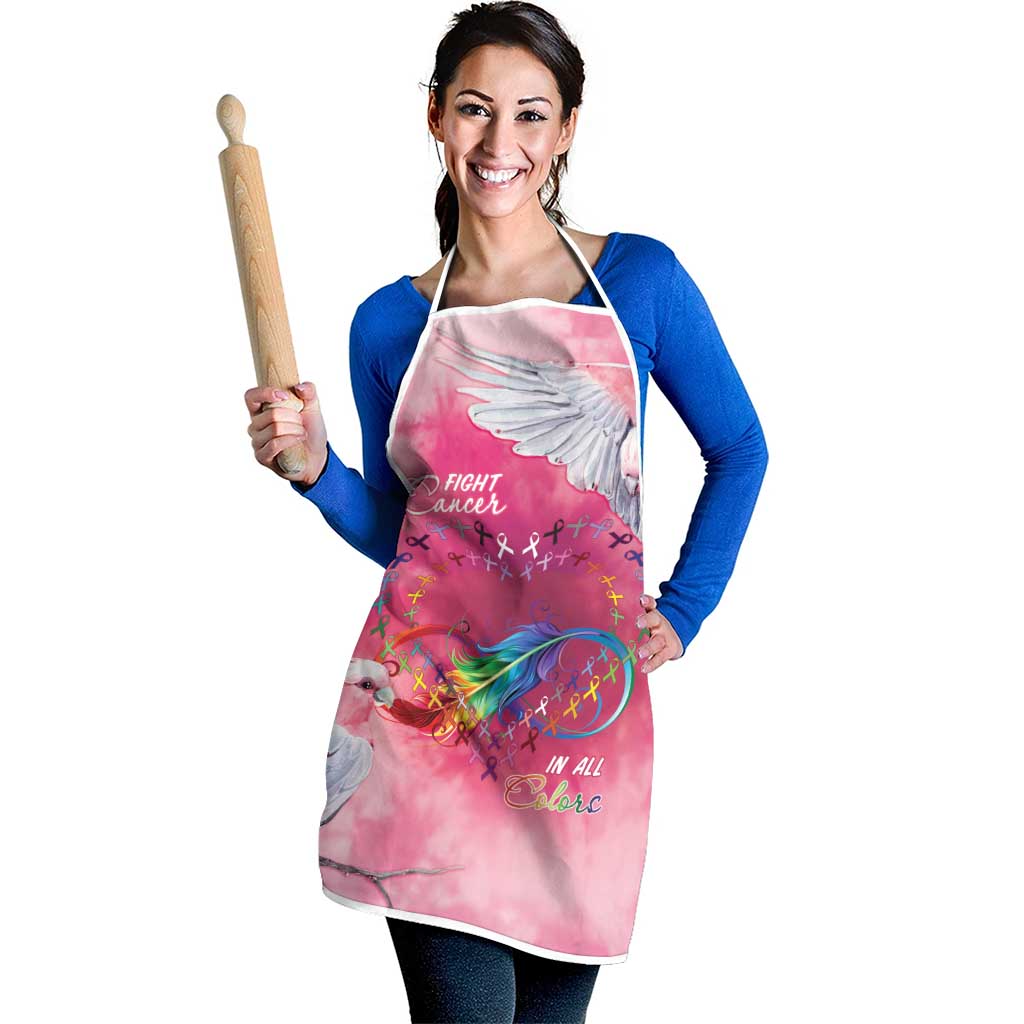 Australia Fight Cancer In All Colors Apron Galah Pink Tie Dye - Aussie Hoodie