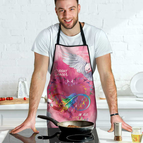 Australia Fight Cancer In All Colors Apron Galah Pink Tie Dye - Aussie Hoodie