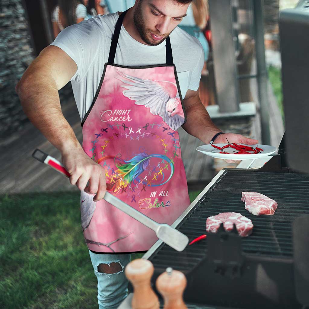 Australia Fight Cancer In All Colors Apron Galah Pink Tie Dye - Aussie Hoodie