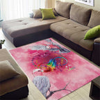 Australia Fight Cancer In All Colors Area Rug Galah Pink Tie Dye - Aussie Hoodie
