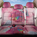 Australia Fight Cancer In All Colors Back Car Seat Cover Galah Pink Tie Dye - Aussie Hoodie