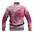 Australia Fight Cancer In All Colors Baseball Jacket Galah Pink Tie Dye - Aussie Hoodie