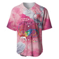 Australia Fight Cancer In All Colors Baseball Jersey Galah Pink Tie Dye - Aussie Hoodie