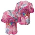 Australia Fight Cancer In All Colors Baseball Jersey Galah Pink Tie Dye - Aussie Hoodie