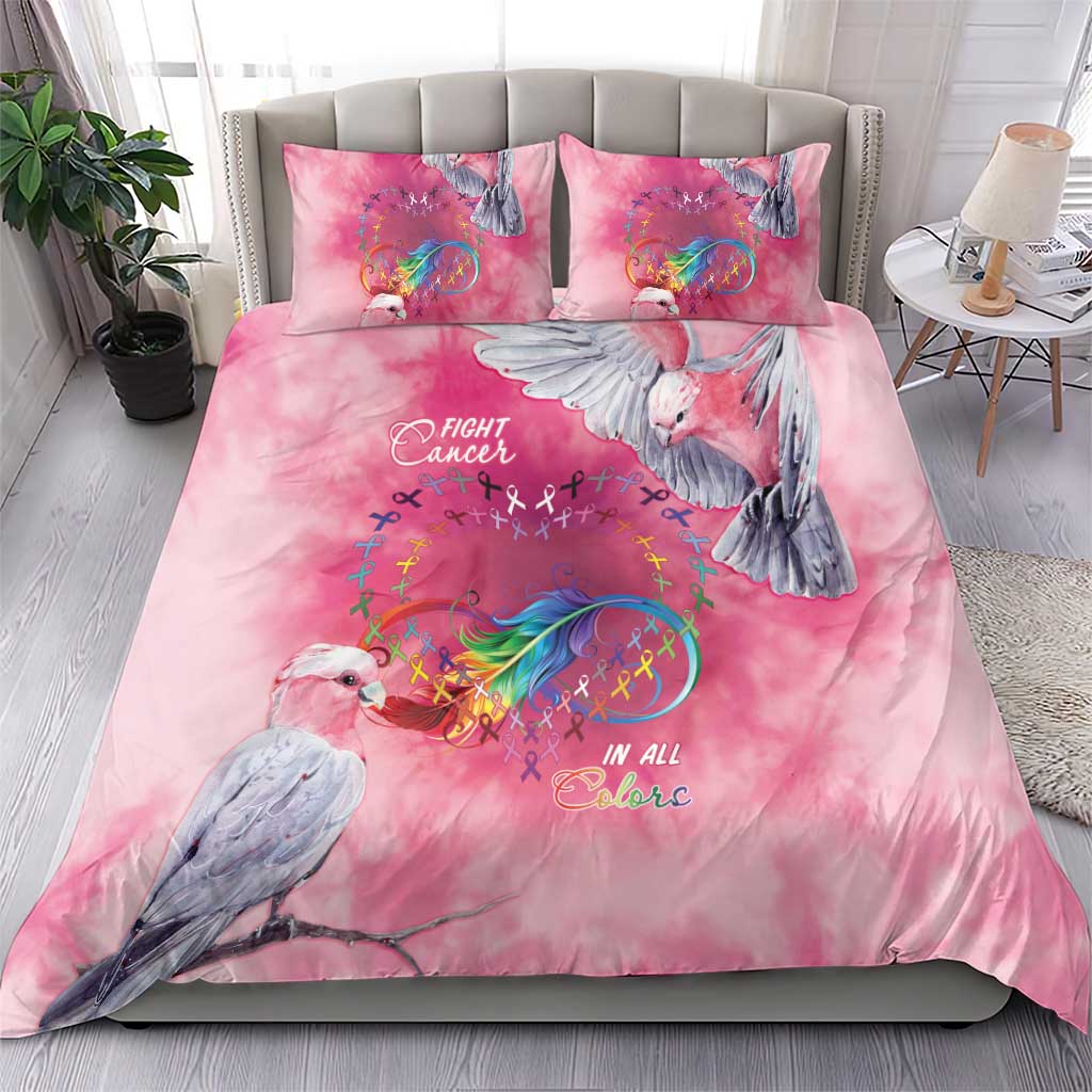 Australia Fight Cancer In All Colors Bedding Set Galah Pink Tie Dye - Aussie Hoodie
