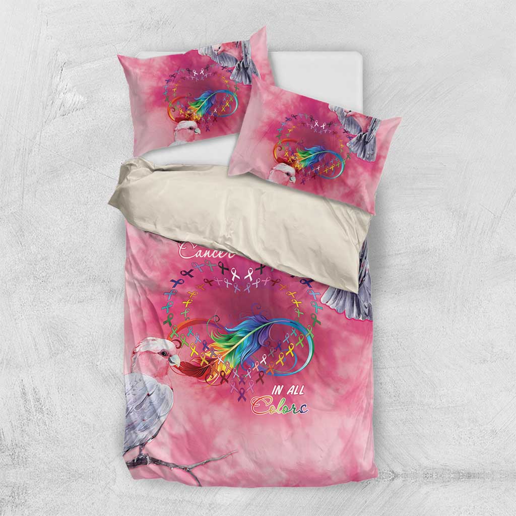 Australia Fight Cancer In All Colors Bedding Set Galah Pink Tie Dye - Aussie Hoodie