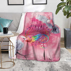 Australia Fight Cancer In All Colors Blanket Galah Pink Tie Dye - Aussie Hoodie