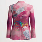 Australia Fight Cancer In All Colors Blazer Galah Pink Tie Dye - Aussie Hoodie