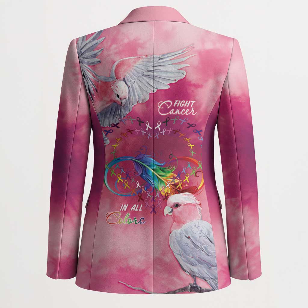 Australia Fight Cancer In All Colors Blazer Galah Pink Tie Dye - Aussie Hoodie