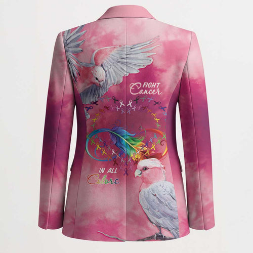 Australia Fight Cancer In All Colors Blazer Galah Pink Tie Dye - Aussie Hoodie