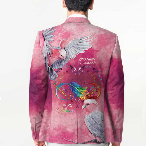 Australia Fight Cancer In All Colors Blazer Galah Pink Tie Dye - Aussie Hoodie