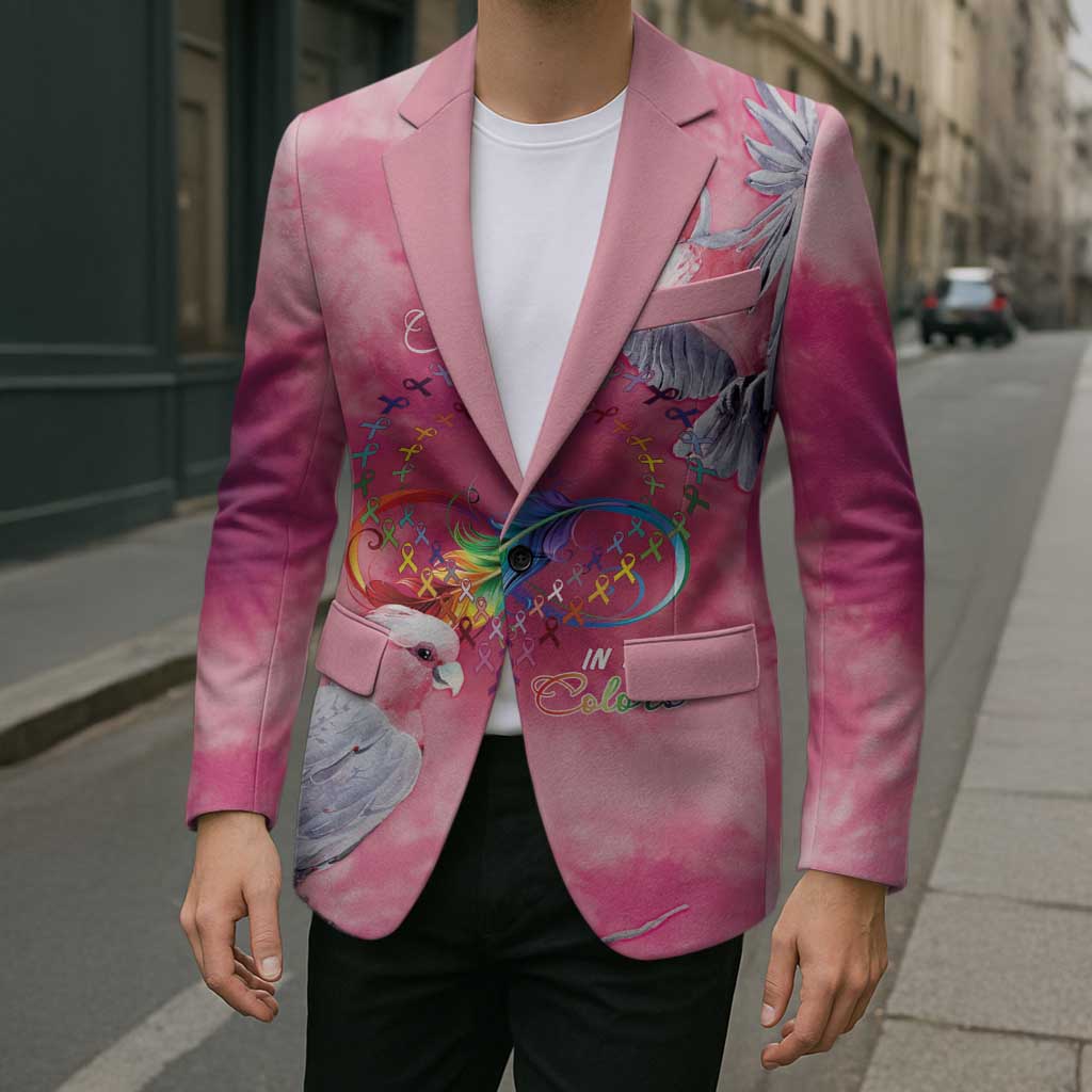 Australia Fight Cancer In All Colors Blazer Galah Pink Tie Dye - Aussie Hoodie