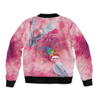 Australia Fight Cancer In All Colors Bomber Jacket Galah Pink Tie Dye - Aussie Hoodie