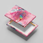Australia Fight Cancer In All Colors Canvas Wall Art Galah Pink Tie Dye - Aussie Hoodie