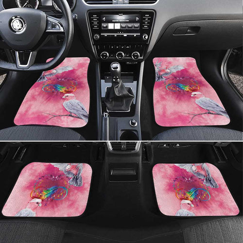 Australia Fight Cancer In All Colors Car Mats Galah Pink Tie Dye - Aussie Hoodie