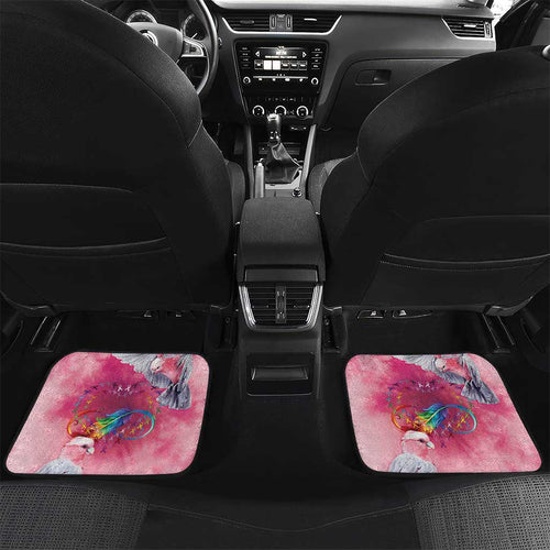 Australia Fight Cancer In All Colors Car Mats Galah Pink Tie Dye - Aussie Hoodie