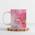 Australia Fight Cancer In All Colors Ceramic Mug Galah Pink Tie Dye - Aussie Hoodie
