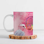 Australia Fight Cancer In All Colors Ceramic Mug Galah Pink Tie Dye - Aussie Hoodie