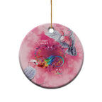 Australia Fight Cancer In All Colors Ceramic Ornament Galah Pink Tie Dye - Aussie Hoodie