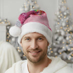 Australia Fight Cancer In All Colors Christmas Santa Hat Galah Pink Tie Dye - Aussie Hoodie