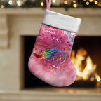 Australia Fight Cancer In All Colors Christmas Stocking Galah Pink Tie Dye - Aussie Hoodie