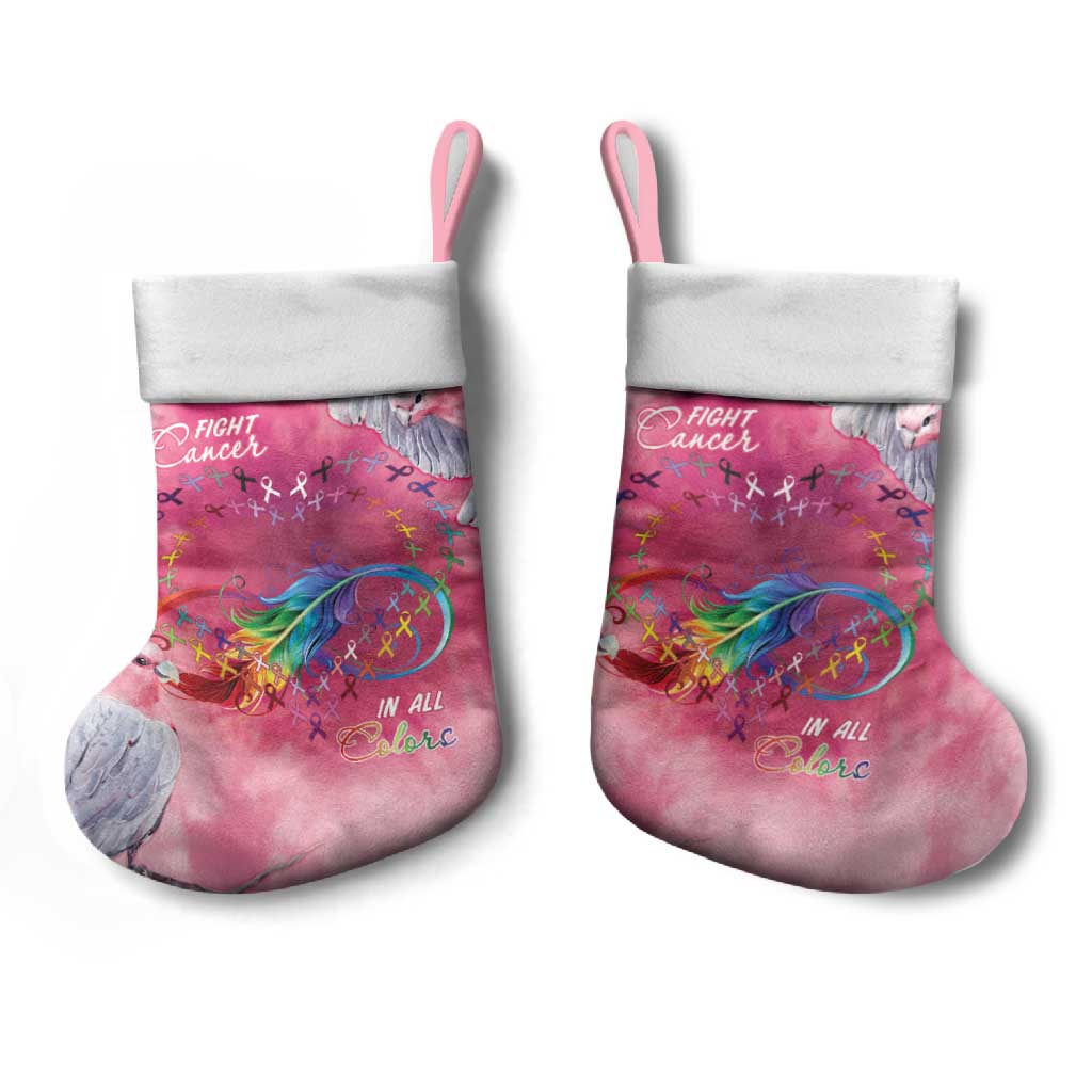 Australia Fight Cancer In All Colors Christmas Stocking Galah Pink Tie Dye - Aussie Hoodie