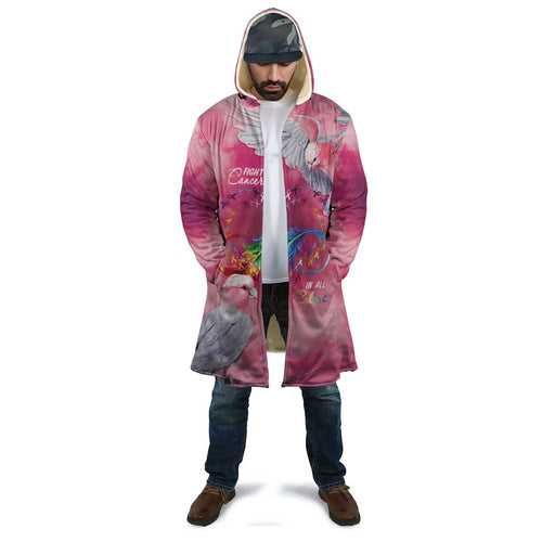 Australia Fight Cancer In All Colors Cloak Galah Pink Tie Dye - Aussie Hoodie